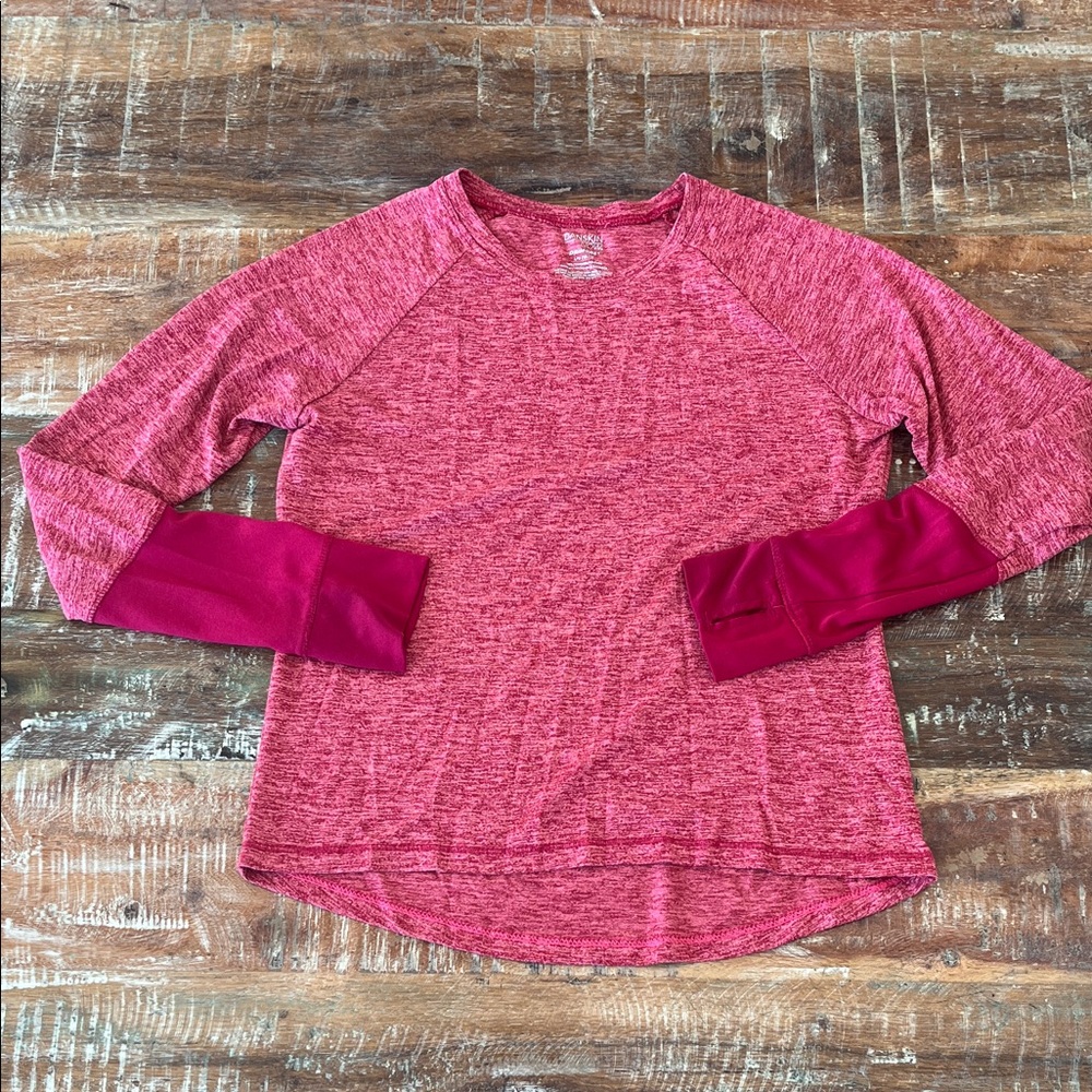 Girls Pink Long Sleeve Danskin Active Top